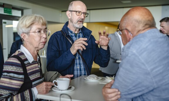 60-lecie Wydziału Budownictwa i Architektury Politechniki Lubelskiej. Zjazd absolwentów, odsłonięcie rzeźby koziołka lubelskiego o imieniu Stach.