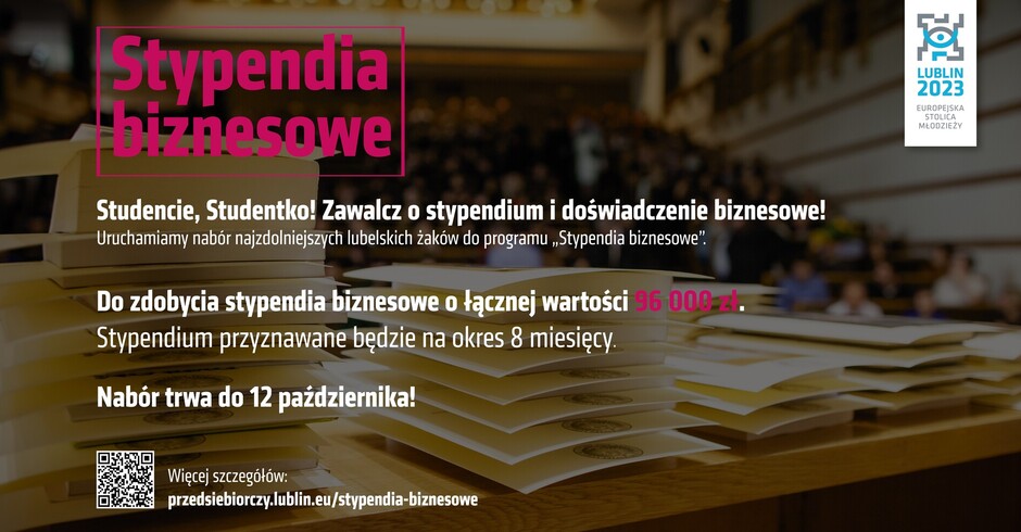 Zawalcz o stypendium i doświadczenie biznesowe!