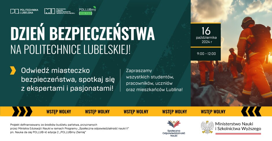 Widzimy się na terenach zielonych Politechniki Lubelskiej!