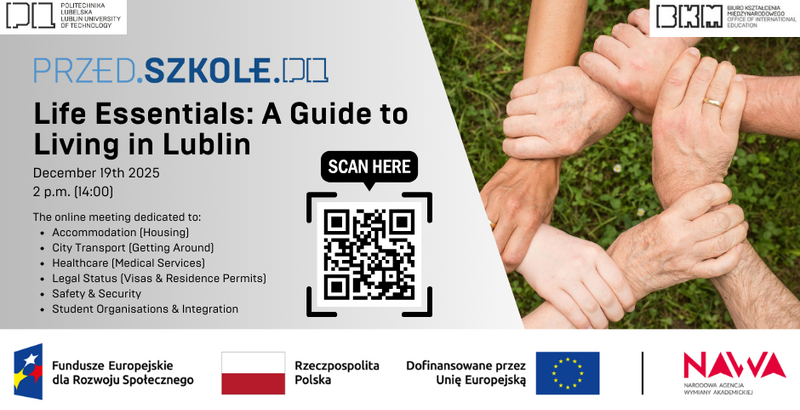 Life Essentials - A guide to living in Lublin - Join the meeting!