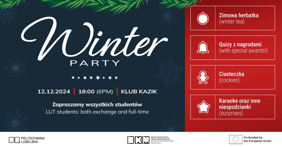 Let's meet at the Winter Party!